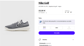 Zapatillas Nike Golf VICTORY G LITE por 22€