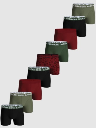 Bjorn Borg Cotton Stretch Boxer 9-pack voor €59,95 bij Ibood