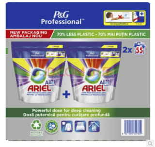 Ariel Dosettes de lessive 110 pcs Couleur Tout-en-1 à 12,99€