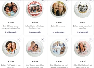 20% korting op alle ballonnen bij Greetz