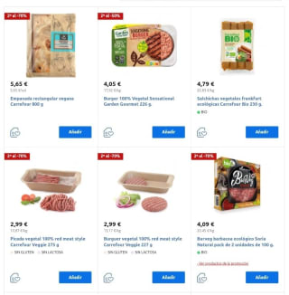 Promociones y Ofertas Alternativa Vegetal en Carrefour.