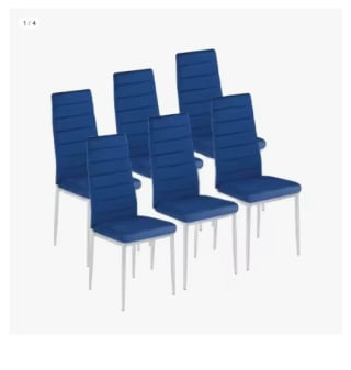 Pack 6 Sillas AVATAR X con patas metálicas cromadas.por 97.89€ (Cuenta Nueva 85.89€)