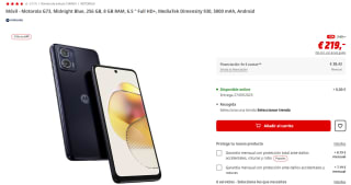 Móvil Motorola G73 de 8GB/256GB por 186,15€