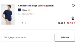 PEDRO DEL HIERRO - Camiseta algodón por 14,99€