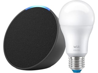 Altavoz inteligente Amazon Echo Pop + Bombilla Wiz por 19,59€
