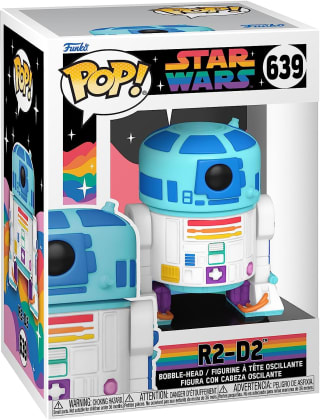 Funko Pop! Star Wars R2-D2 Pride #639 Rainbow voor €7,50 bij Amazon