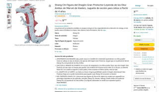 Shang Chi Figura del Dragón Gran Protector Leyenda de los Diez Anillos de Marvel de Hasbro por 9,78€