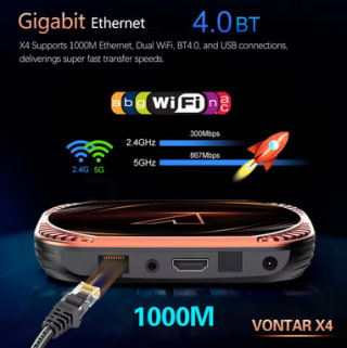 VONTAR X4 Amlogic S905X4 4G 32GB por 26,84€