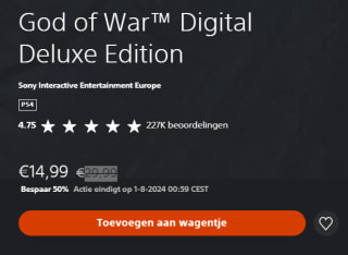 God of War™ Digital Deluxe Edition voor €14,99 in de Playstation Store