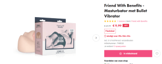 Friend With Benefits Realistische Masturbator met Vibrator voor €9,99 bij EasyToys