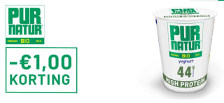 €1 kortingsbon voor Pur Natur yoghurt