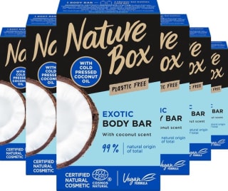 6 stuks Nature Box Coconut Exotic Body Bar 100 GR voor €12,09 bij Bol.com