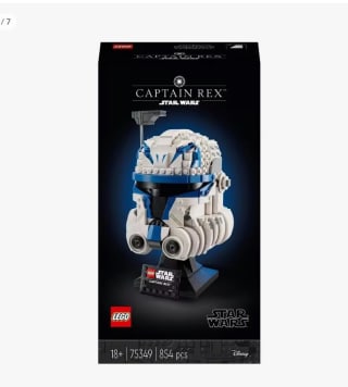 Set LEGO Star Wars 75349 Casco del Capitán Rex; por 49,99€ (37,99€ usuario nuevo)