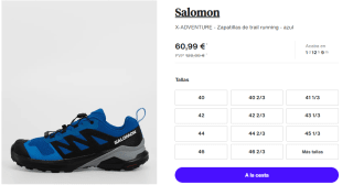 Zapatillas para Hombre Salomon X-ADVENTURE por 60.99€