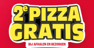 2e Pizza gratis bij Domino’s