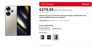 Xiaomi POCO F6 8+256GB voor €275,55 bij Aliexpress