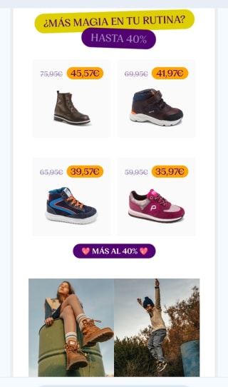 Hasta -40% Rebajas Pablosky.