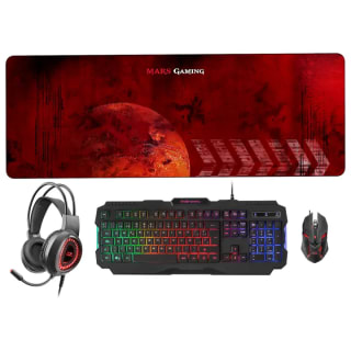Combo Gaming Teclado y Ratón +Alfombrilla XXL+ Cascos por 18,70€