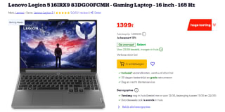 Lenovo Legion 5 16IRX9 83DG00FCMH - Gaming Laptop voor €1.349 bij Bol