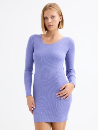 Vestido Midi Rib Espalda Lace Up por 11.99€