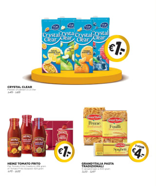 Jumbo actie de euro show 4 weken lang heel veel producten voor €1