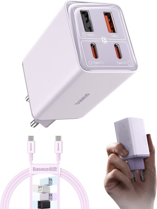 Baseus GaN6 Pro 65W - Paars voor €17,50 bij Amazon