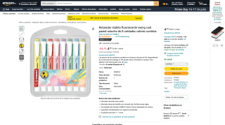 Rotulador Stabilo fluorescente 8 unidades por 4,49€