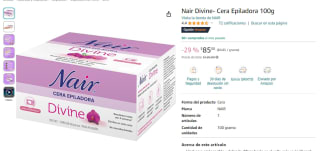 Nair Cera Depilatoria Facial y Corporal por $85