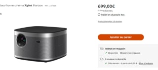 Vidéoprojecteur home cinéma Xgimi Horizon 1080p à 699€
