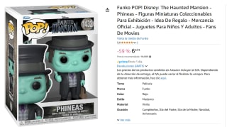 Figura Funko POP! Disney: The Haunted Mansion - Phineas por 5,96€