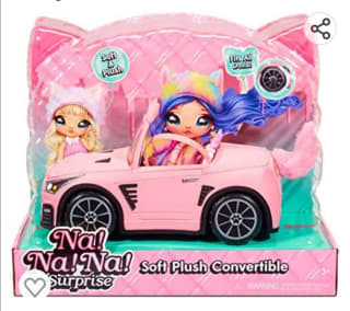 50%korting bij Amazon op Na. Na. Na. Surprise Pluche Auto voor Meisjes