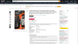 Visbella Pegamento UV con juego de lámpara por 8,64€