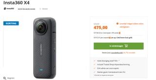 Insta360 X4 - Actioncam - 8K 360-camera voor €475 bij Cameraland