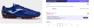 Botas de Fútbol de Hombre Joma Número-10 2304 por 24.56€ (Cuenta Nueva 14.74€)