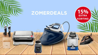 15% korting op geselecteerde artikelen tijdens de Tefal Zomerdeals