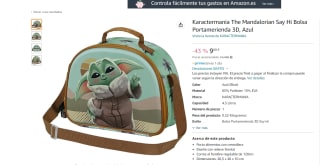 Bolsa porta merienda marca Karactermania modelo The Mandalorian Say Hi por 9,80€