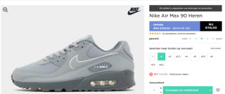 Nike Air Max 90 Heren sneakers voor €115 bij JD SPorts