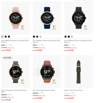 Fossil gen 6 smartwatch voor €99