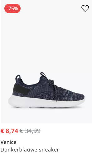 Tot 75% korting in de sale van van Haren