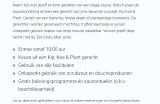 Entree ticket Veluwse Bron arrangement, Eet Gratis Mee vanaf €39,95 pp