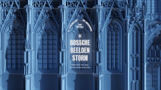 Gratis lichtspektakel voor de Bossche Beeldenstorm bij de Sint-Janskathedraal in Den Bosch