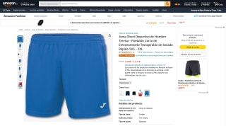 Joma Short Deportivo de Hombre Treviso por 3,40€