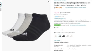 Pack 3 calcetines Adidas por 5,97€