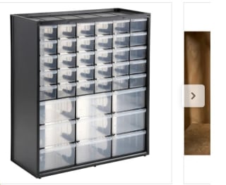 Organizador de tornillos por 26,99€.
