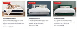 Diverse Black Friday aanbiedingen bij Matt sleeps
