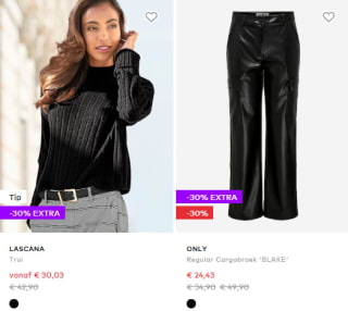 Tot 30% extra korting op geselecteerde artikelen bij About You