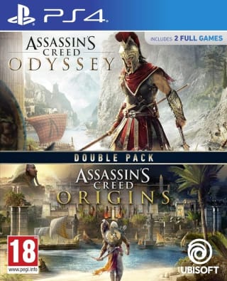 Assassin's Creed Origins + Odyssey Spa PS4 por 21,59€.