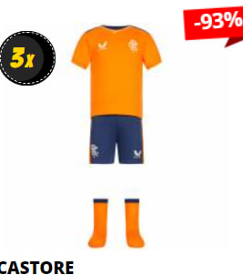 Tot 93% korting op FC Castore sportkleding bij Sport-Korting