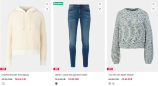 25% extra korting op alle sale bij s.Oliver