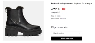 Botines para Mujer Timberland Everleigh por 69.99€